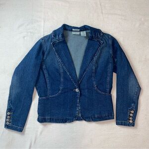 St. John's Bay Dark Blue Jean Jacket